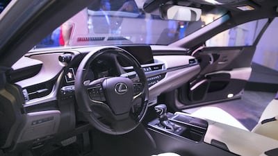 The ES 300h becomes the fifth Lexus hybrid available in the UAE. Reem Mohammed / The National
