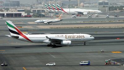 Emirates Airlines plans to resume flights to Baghdad that were halted after an attack on a FlyDubai aircraft there in January. Ali Haider / EPA