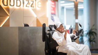 Emirati Salem Bawazir was hired by a Bayut & Dubizzle in December after job hunting since March 2022. Photo: Shruti Jain/The National