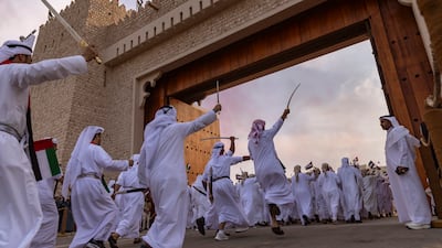 Tribes from all over the Emirates marched together in a show of unity