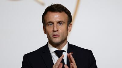 French President Emmanuel Macron has said he cannot devote himself to a re-election bid while the Ukraine crisis is at its height. EPA