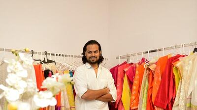 Indian fashion designer Rahul Mishra will be showing at Paris Fashion Week on Saturday. Priyanka Parashar / Mint Via Getty Images
