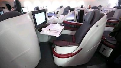 Qatar Airways receives on average a new aircraft every 15 days, with 250 aircraft including the Dreamliner 787, above, still on order. Chris Ratcliffe/Bloomberg