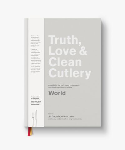 The cover of Truth, Love & Clean Cutlery. Courtesy Thames & Hudson