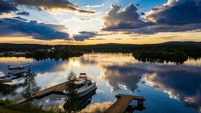 In Lapland, you can still drink water straight from the lakes because they are so clean. Alamy