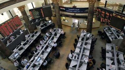 The EGX 30 Index rose 1.6 per cent to 5,697.48, bringing its yearly gain to 57.29 per cent. Mohamed Messara / EPA