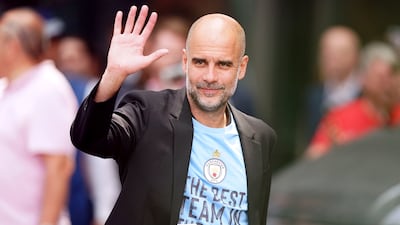 Pep Guardiola left Manchester City in May after 10 years at the Premier League club. PA
