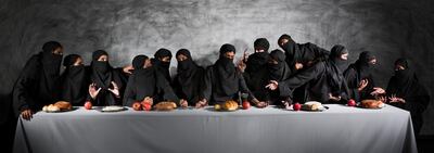 Artist Vivek Vilasini's The Last Supper – Gaza (2008)
