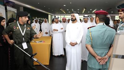 The Vice President and Ruler of Dubai unveiled a plaque at the park, described as a-first-of-its-kind research hub and student innovation incubator. Wam