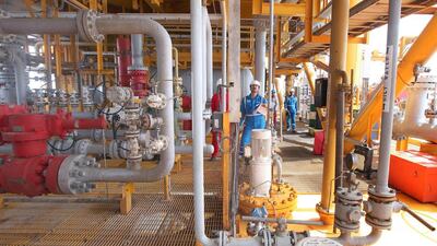 The monthly average price of the DME for November was $78.24 a barrel, down more than 10 per cent from an average of $86.96 for the December contract traded in October. Pawan Singh / The National