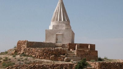 Iraq - Yazidi Mam Rashan Shrine, South Sinjar, Before destruction. The Dh969,000 project includes research, fieldwork and restoration work on the Mam Rashan Shrine on Mount Sinjar. Courtesy: aliph-foundation.org