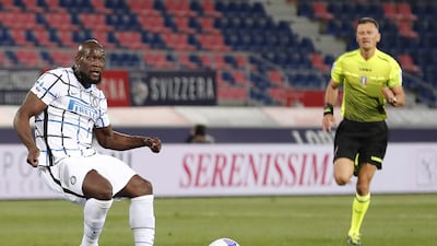 Inter's Romelu Lukaku in action. EPA