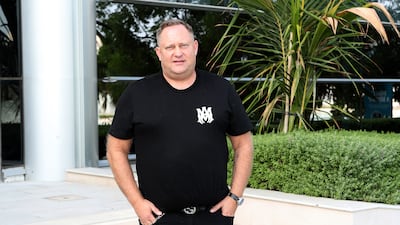 Thomas Ovesen, chief executive of live events promotion company All Things Live ME, outside his office in Dubai Media City. Photo: Pawan Singh / The National