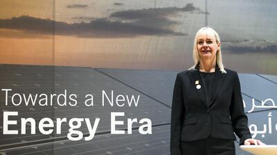 Angela Wilkinson is first woman to ever become chief executive of the World Energy Council. Khushnum Bhandari \ The National