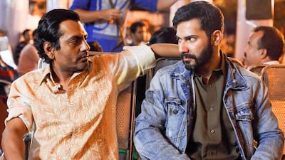 Nawazuddin Siddiqui, left, and Varun Dhawan in Badlapur. Courtesy Eros International