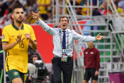 UAE manager Rodolfo Arruabarrena is focusing on the future after the narrow World Cup play-off defeat to Australia. AFP