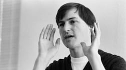 Steve Jobs's 1988 product introduction of the NeXT Cube was touch and go. Doug Menuez / Stanford Archive