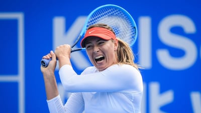 Maria Sharapova has suffered an injury setback ahead of the Australian Open. AFP