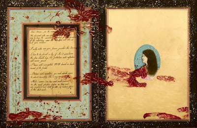 ‘Rebellion’ by Imran Qureshi. Courtesy of Galerie Thaddaeus Ropac