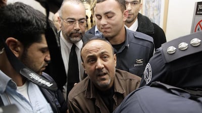 Marwan Barghouti, the most senior Palestinian leader in jail, is on hunger strike. His political influence worries Mahmoud Abbas. Ammar Awad / Reuters