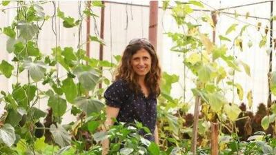 Elena Kinane is the owner of Greenheart Organic Farms, one of only a handful of organic farms in the country. Pawan Singh / The National