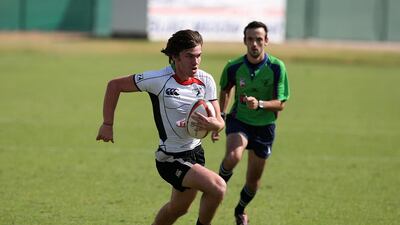 Jonny Macdonald has made it big in rugby union after his stint in the UAE. Pawan Singh / The National