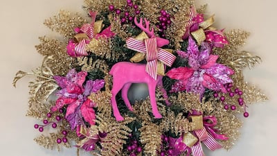 Cherry both hand-makes and orders ornaments and other decorations