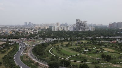 Some experts say the demolition of the Supertech Twin Towers will send a stern message to the property sector to follow the law. Reuters