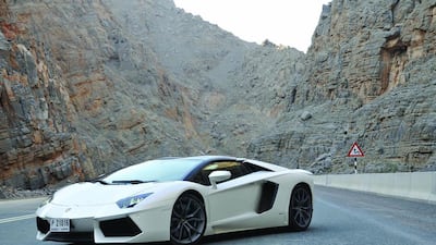 2014 Lamborghini Aventador roadster. Kevin Hackett / The National