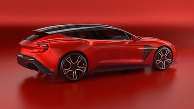 The Aston Martin Vanquish Zagato sold out this year. Courtesy Aston Martin