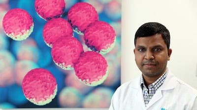 Dr Sukhant Bagdia, a pulmonologist whose hospital handled 50 patients at the height of the outbreak, warned against all but essential travel this summer. Chris Whiteoak / The National