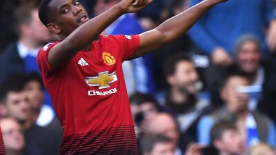Striker: Anthony Martial (Manchester United) – Suddenly reborn, the Frenchman scored two well-taken goals as United went agonisingly close to victory at Stamford Bridge. EPA