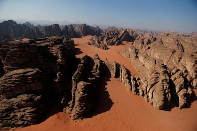 FILE PHOTO: General view of NEOM in northwestern Saudi Arabia, January 11, 2021. Picture taken January 11, 2021. REUTERS / Hamad I Mohammed / File Photo