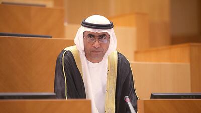 Dr Abdulrahim Al Shahin ensures his voice is heard, especially on matters of national budget, in his second stint as a member of the Federal National Council. Fatima Al Marzooqi / The National