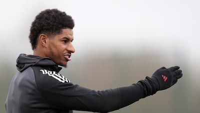 Marcus Rashford spent last season on loan at Barcelona. PA