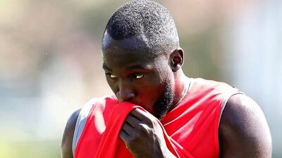 United States Football Soccer - Manchester United training - University of California Los Angeles - July 10, 2017 Manchester United's Romelu Lukaku trains REUTERS/Lucy Nicholson