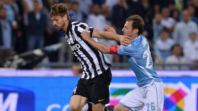 2015: A fourth successive league crown, and 31st in their history, is achieved by Massimiliano Allegri’s men in April, and they beat Lazio 2-1 in the Coppa Italia final last month to claim the domestic double. A 3-2 aggregate win over Real Madrid in the semi-finals puts the Turin club in their first Champions League final in 12 years. Alberto Pizzoli / AFP