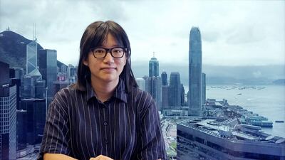 Chow Hang-Tung, vice chairperson of the Hong Kong Alliance in Support of the Democratic Patriotic Movements of China, was arrested outside her workplace early on June 4, 2021. AP Photo