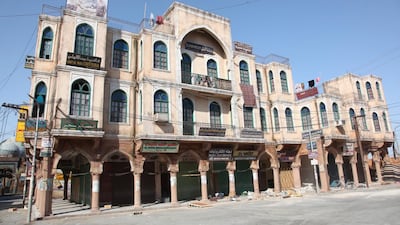 Set of Tiger Zinda Hai (shops) at twofour54's Kizad backlot. Courtesy twofour54