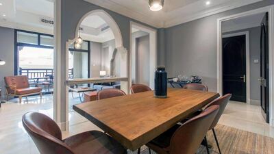 This two-bedroom unit in Tajer Residences, Old Town, in Downtown Dubai, is on the market for Dh150,000. Courtesy LuxuryProperty.com