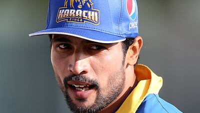 Mohammad Amir was on the mark for Karachi Kings on his return to top-level cricket. Satish Kumar / The National