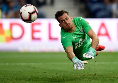 Martin Dubravka has moved to Newcastle United from Sparta Prague. AFP