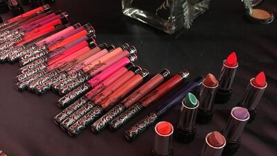 Kat von D’s popular lip products on display. Courtesy of Hafsa Lodi
