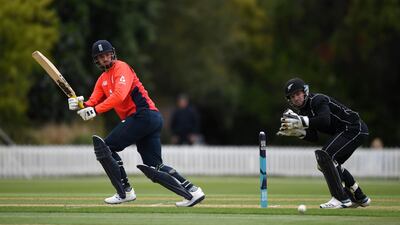 James Vince bats his way to his half century during England's T20 win over New Zealand. Getty Images