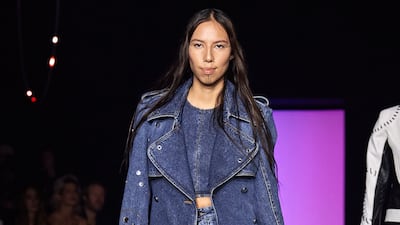 Head-to-toe denim by Chloe