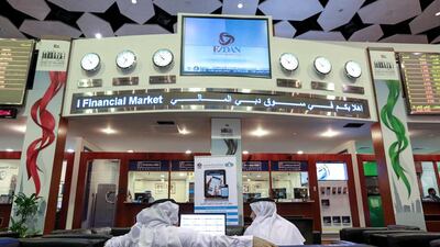 Emaar pulled the Dubai market lower on Sunday as its shares closed down 1.58 per cent. Victor Besa for The National