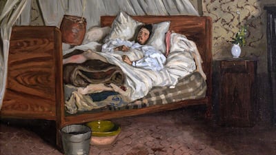 'The Improvised Field Hospital' (1865), oil on canvas by Frederic Bazille. Victor Besa / The National