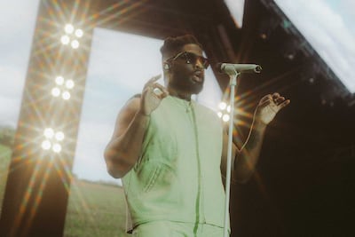 Tobe Nwigwe performing at 2023 Sole Dxb festival. Photo: Sole Dxb