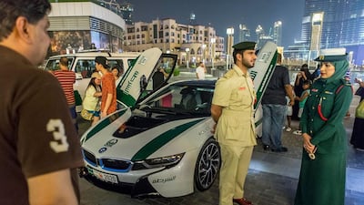 The 53 police officers in the Dubai tourism force speak at least seven languages, including German, Italian and Chinese.
