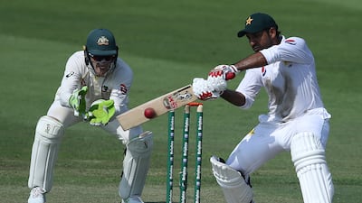 Pakistan's Sarfaraz Ahmed last played a Test in January 2019. AP